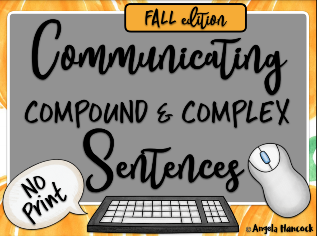 An educational teaching resource from Intrepid Speech Therapy Materials entitled NO PRINT Winter Communicating Compound & Complex Sentences downloadable at Teach Simple.