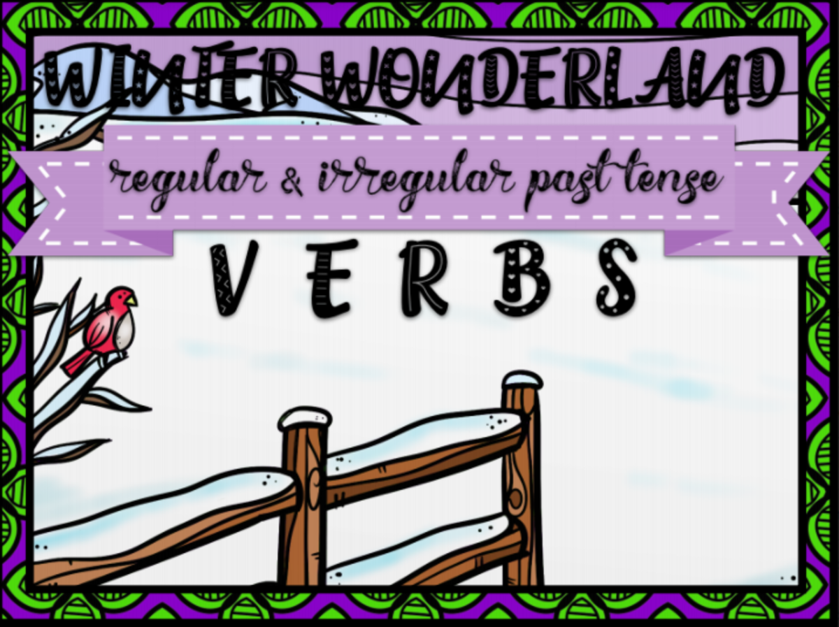 An educational teaching resource from Intrepid Speech Therapy Materials entitled NO PRINT Winter Regular & Irregular Past Tense Verbs Distance Learning downloadable at Teach Simple.