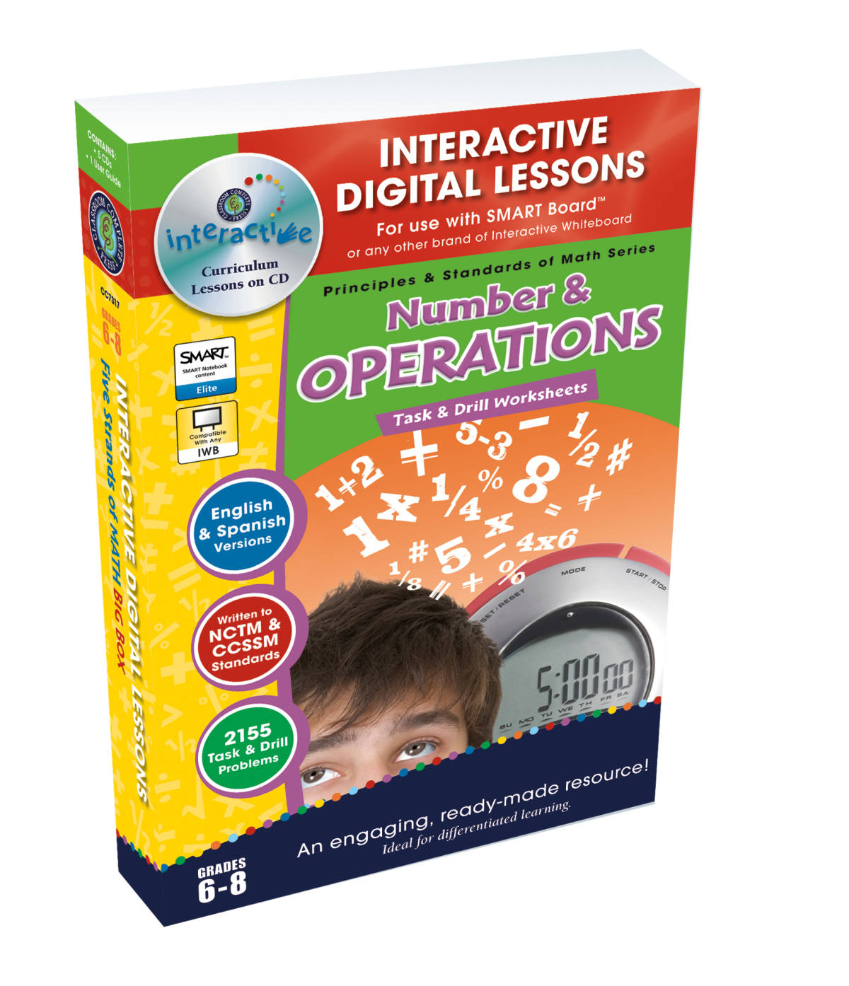 An educational teaching resource from Classroom Complete Press entitled Nombres et opérations 3 - Plan de leçon numérique An. 6-8 - FLASH-MAC downloadable at Teach Simple.