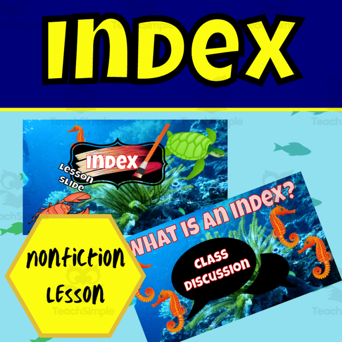 An educational teaching resource from Ezee 101 entitled Nonfiction Text Features: Heading and Subheading Lesson downloadable at Teach Simple.
