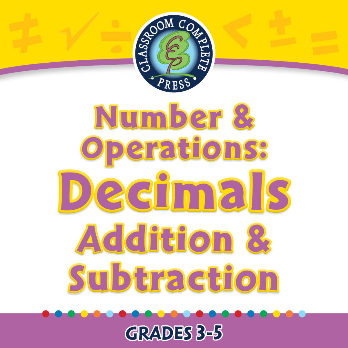 An educational teaching resource from Classroom Complete Press entitled Number & Operations: Decimals - Addition & Subtraction - MAC Software downloadable at Teach Simple.