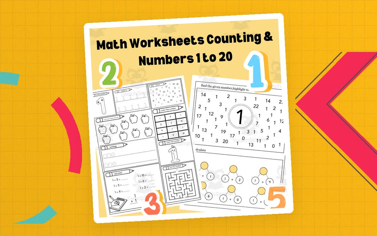 An educational teaching resource from Your Teaching Companion entitled Number of the Day Daily Math Worksheets Counting and Number downloadable at Teach Simple.