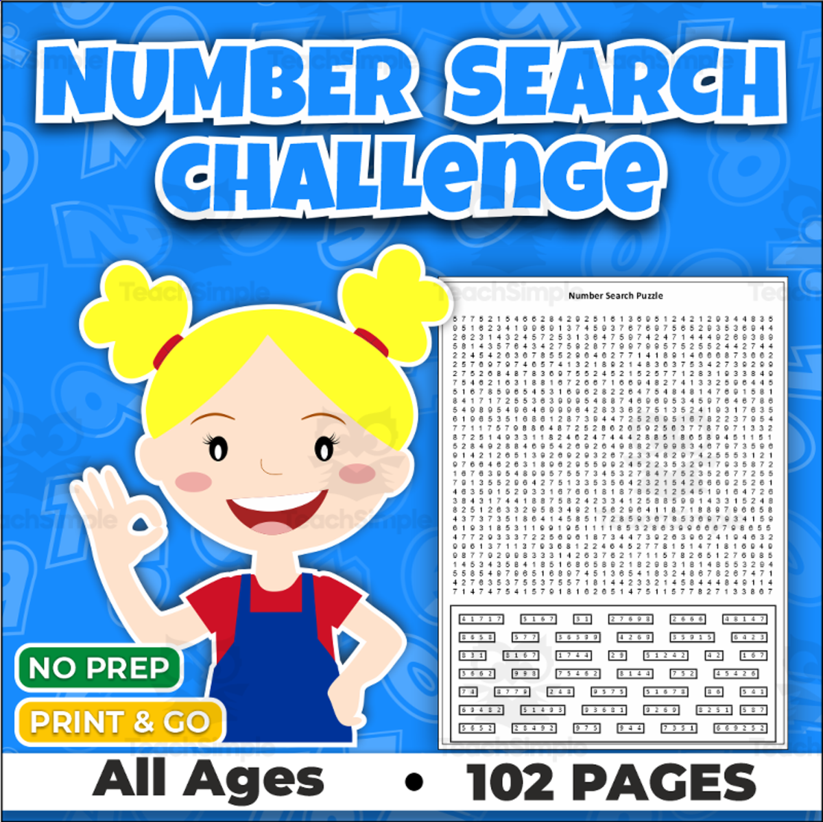 Number Search Challenge – Fun Brain Games & Screen-Free Puzzle Activit preview