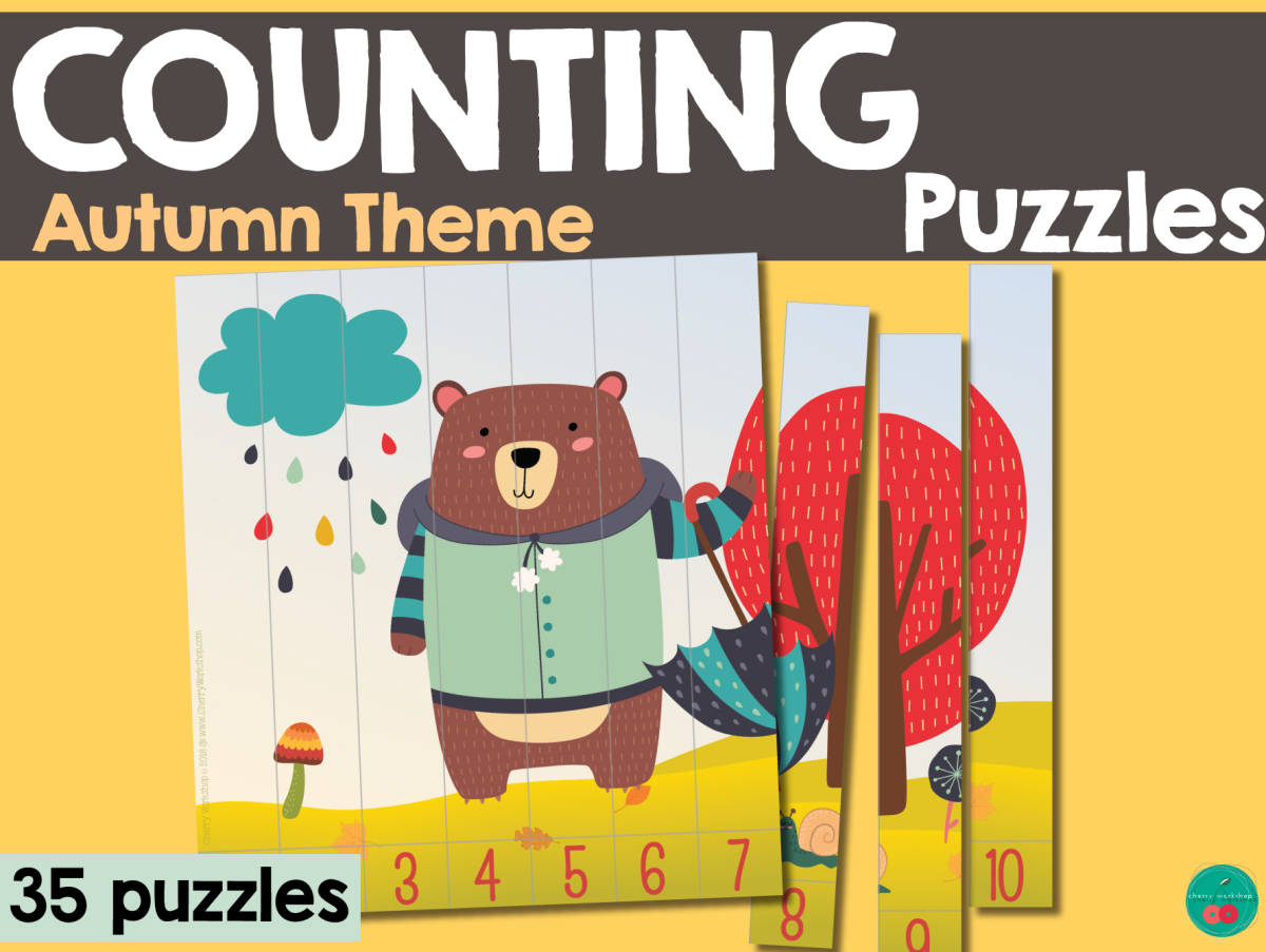 An educational teaching resource from Cherry Workshop entitled Number Sequence Puzzles downloadable at Teach Simple.