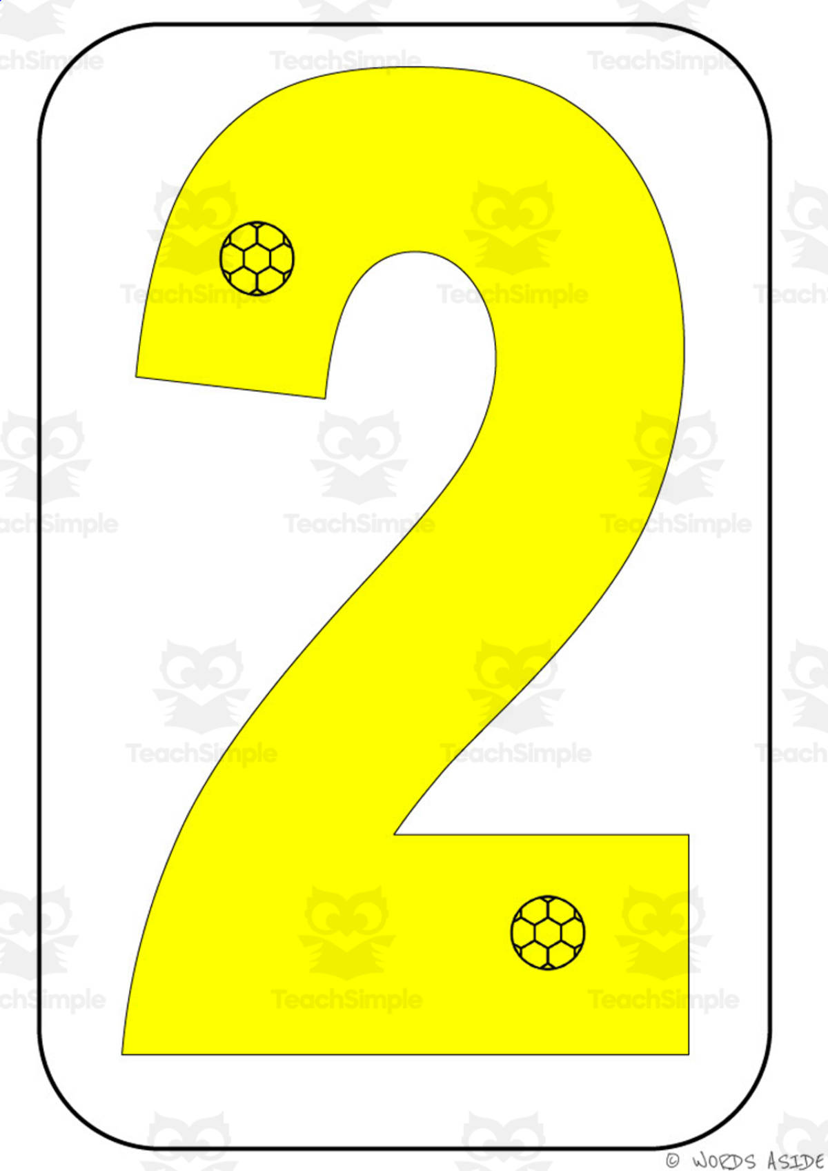 An educational teaching resource from WORDS ASIDE entitled Number Symbol Representation Cards Set C1 downloadable at Teach Simple.
