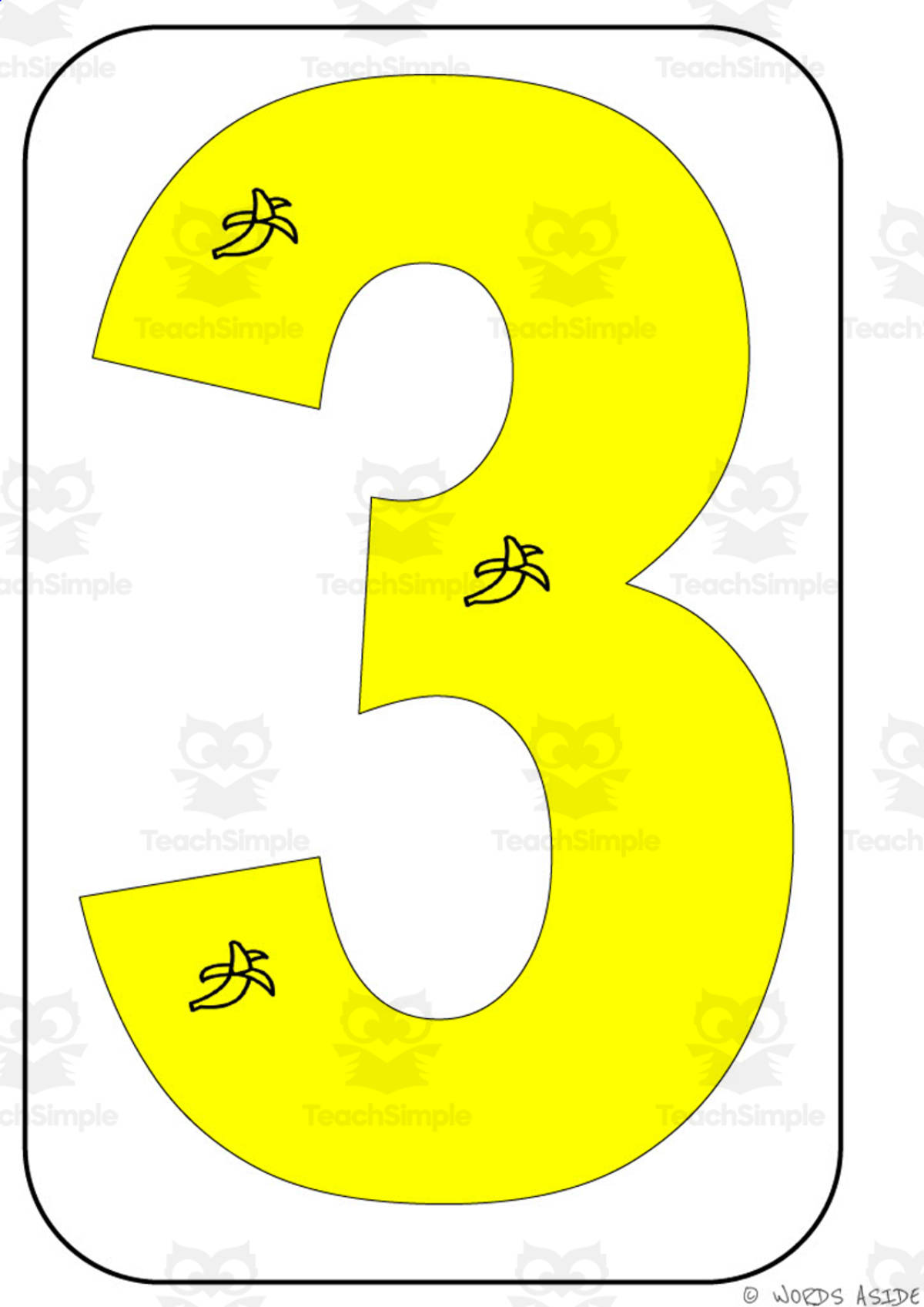 An educational teaching resource from WORDS ASIDE entitled Number Symbol Representation Cards Set C2 downloadable at Teach Simple.