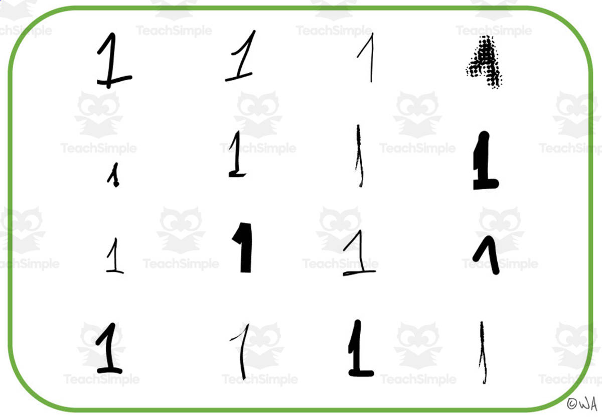 An educational teaching resource from WORDS ASIDE entitled Numbers Visual Generalisation | Math Activity Cards #1 downloadable at Teach Simple.
