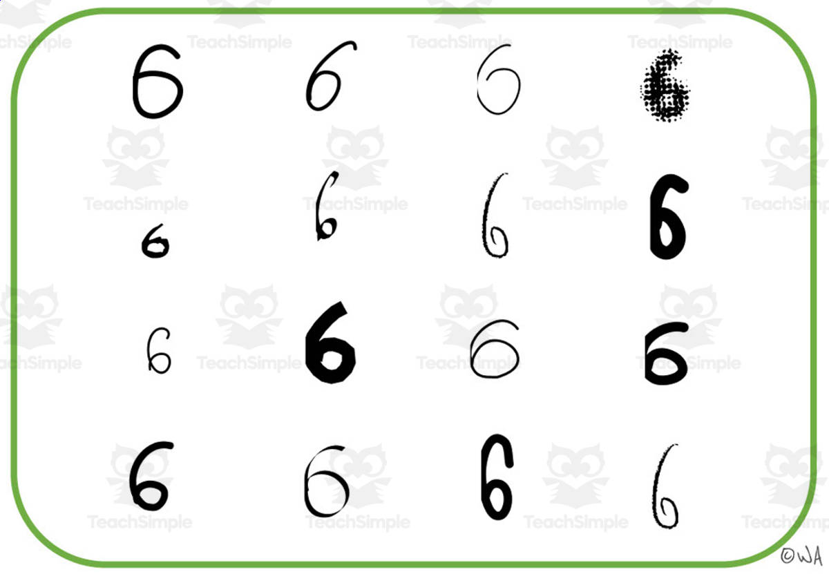 An educational teaching resource from WORDS ASIDE entitled Numbers Visual Generalisation | Math Activity Cards #6 downloadable at Teach Simple.