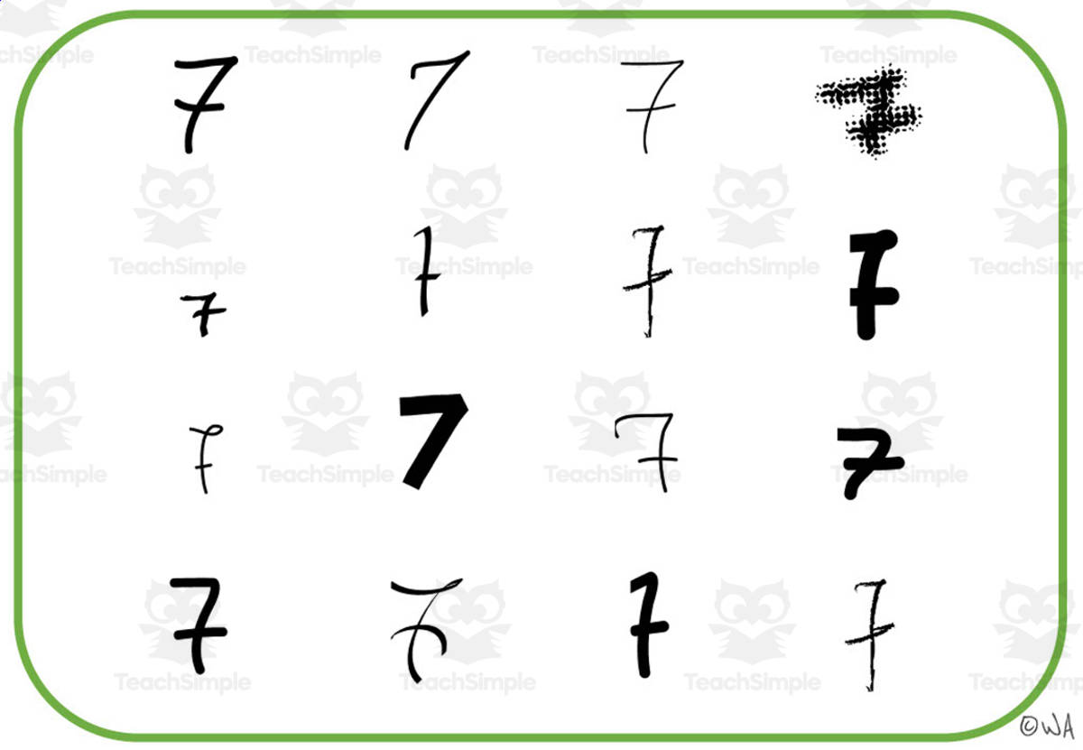 An educational teaching resource from WORDS ASIDE entitled Numbers Visual Generalisation | Math Activity Cards #7 downloadable at Teach Simple.
