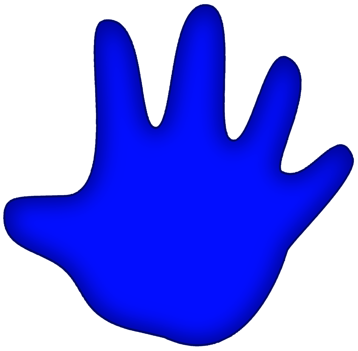 An educational teaching resource from Teacher's Clipart entitled Open Hands Clip Art downloadable at Teach Simple.