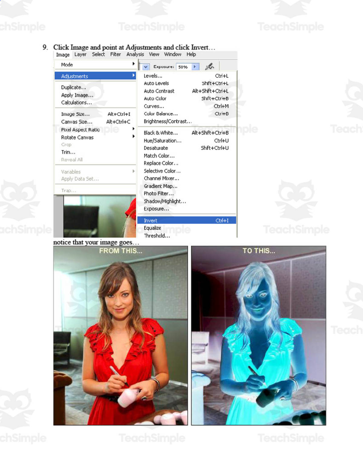 An educational teaching resource from OK Products entitled Optical Illusion Photoshop Activity downloadable at Teach Simple.