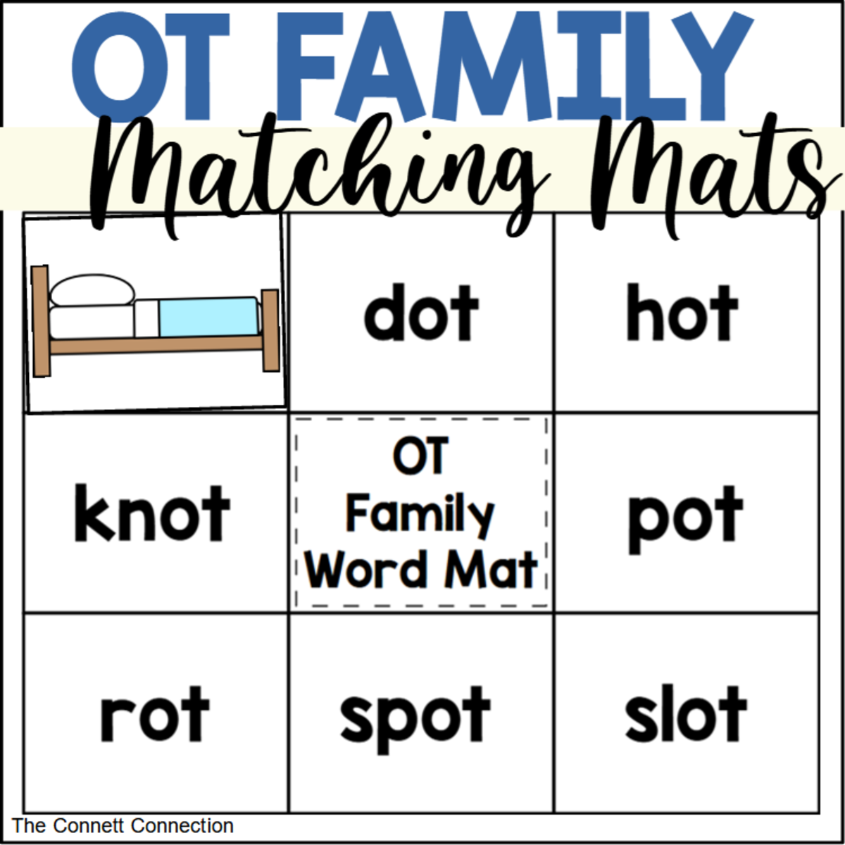 An educational teaching resource from The Connett Connection entitled OT Words Matching Mats downloadable at Teach Simple.