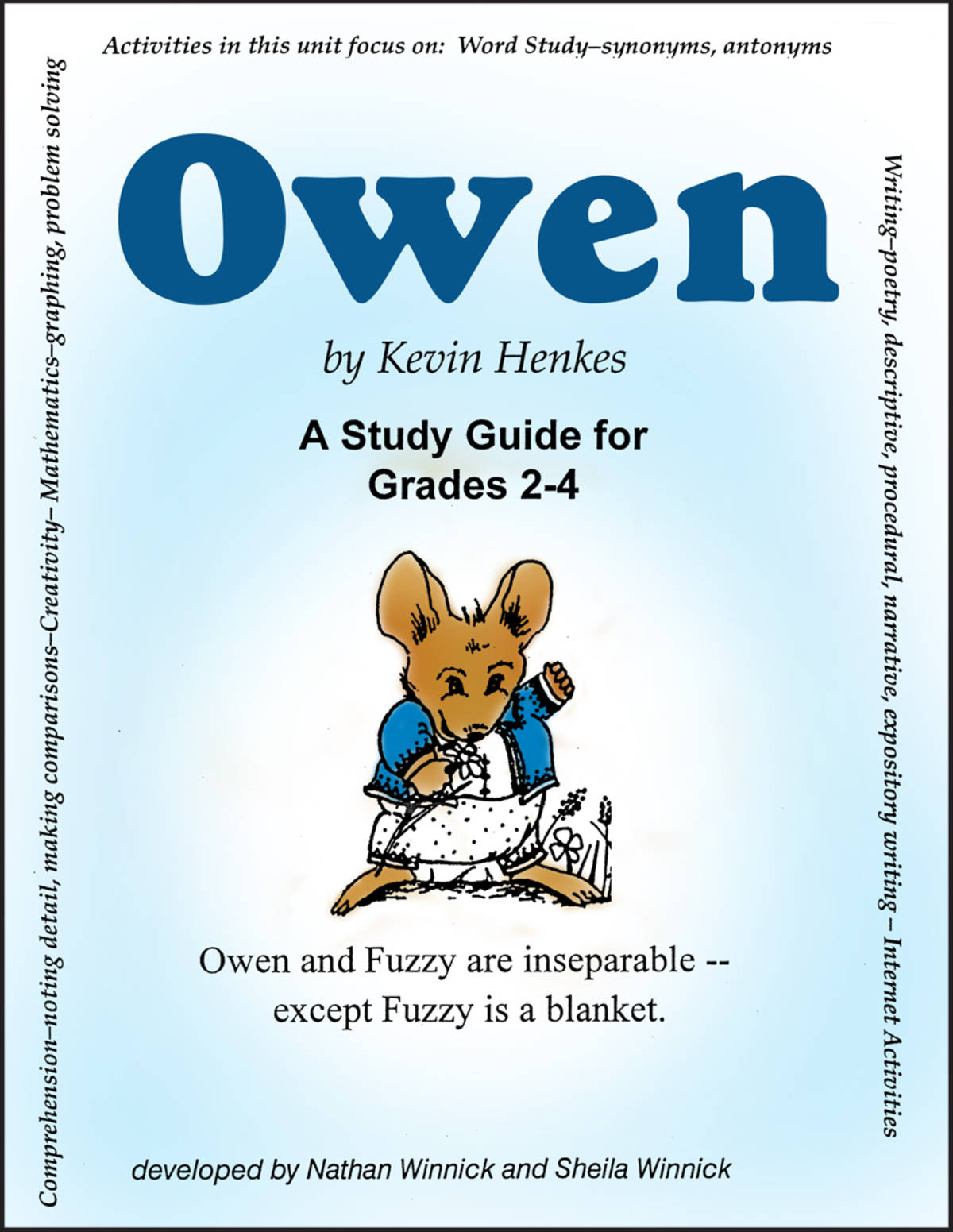 An educational teaching resource from Classroom Complete Press entitled OWEN - STUDY GUIDE Gr. 2-4 downloadable at Teach Simple.
