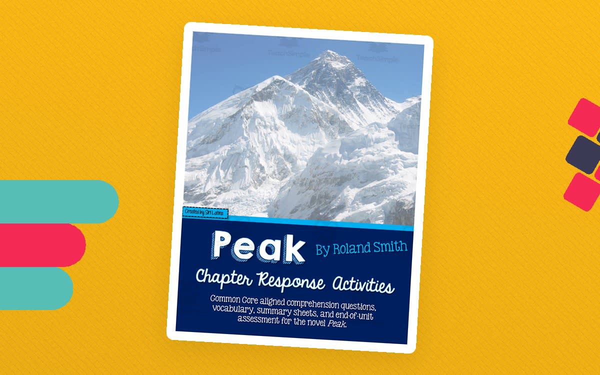 An educational teaching resource from Siri Latina entitled "Peak" Chapter Response Questions downloadable at Teach Simple.