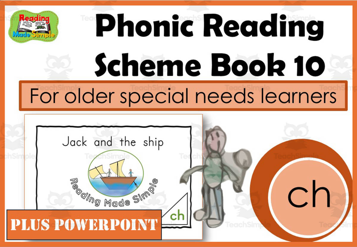 An educational teaching resource from Lilibette's Resources entitled Phonic Reading Scheme for Older Pupils: CH Book 10 downloadable at Teach Simple.