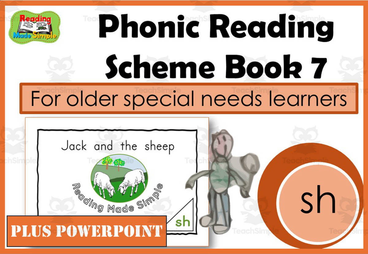 An educational teaching resource from Lilibette's Resources entitled Phonic Reading Scheme for Older Pupils: SH Book 7 downloadable at Teach Simple.