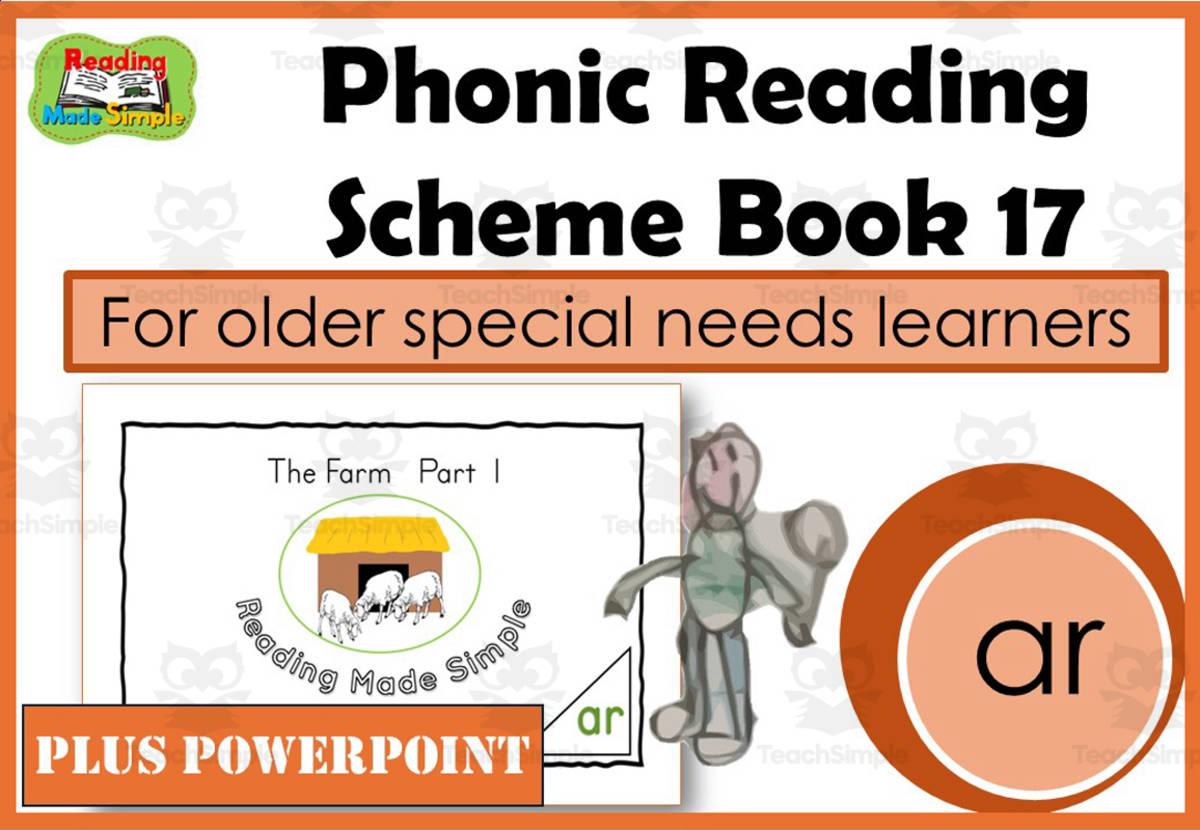 An educational teaching resource from Lilibette's Resources entitled Phonic Reading Scheme for Older Students: AR Words Book 17 downloadable at Teach Simple.
