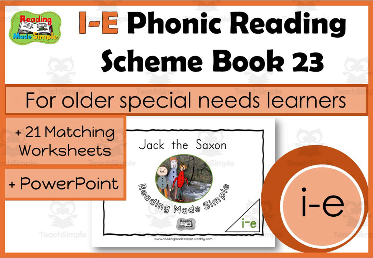 An educational teaching resource from Lilibette's Resources entitled Phonic Reading Scheme for Older Students: I-E: Book 23 downloadable at Teach Simple.