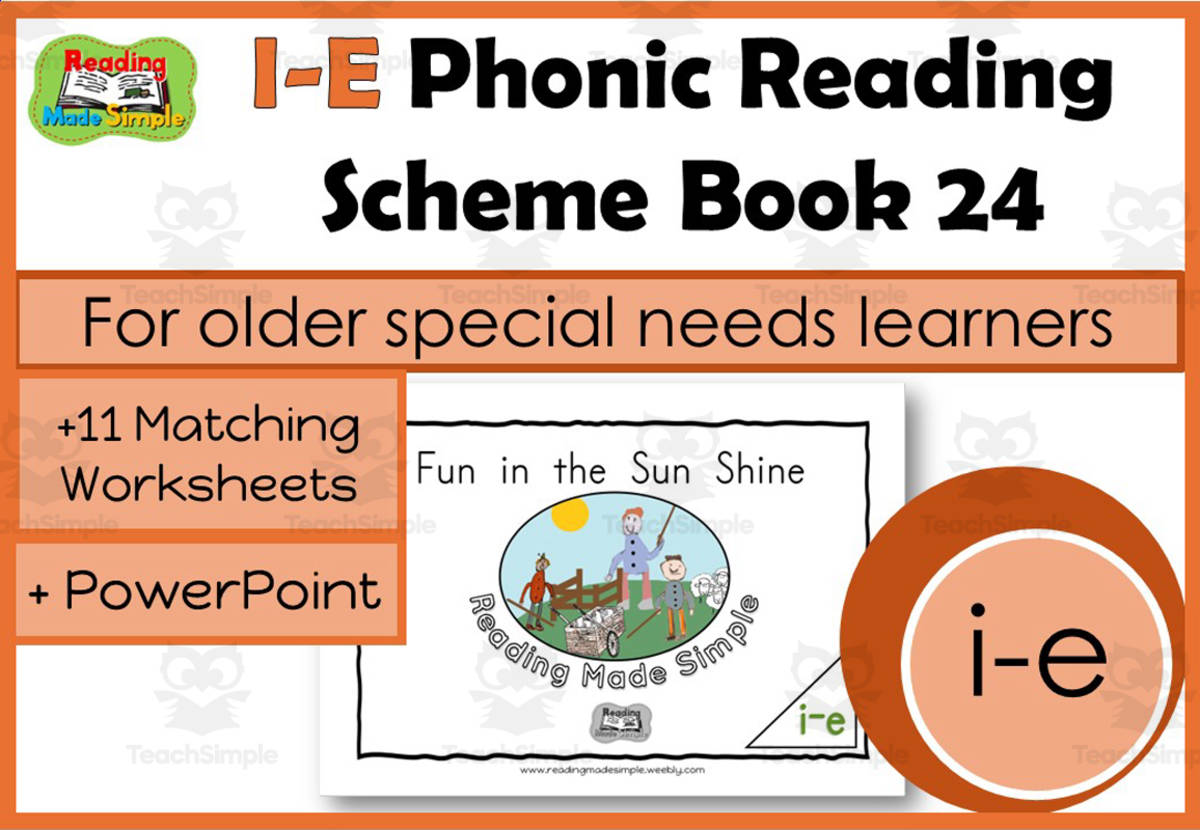 An educational teaching resource from Lilibette's Resources entitled Phonic Reading Scheme for Older Students: I-E: Book 24 downloadable at Teach Simple.