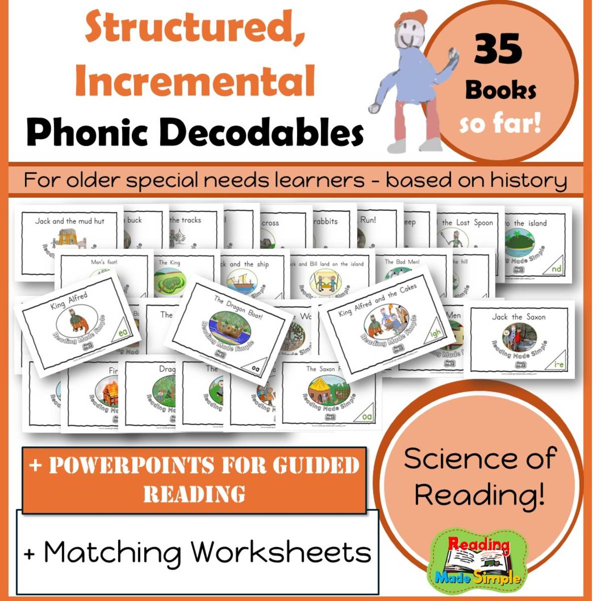 An educational teaching resource from Lilibette's Resources entitled Phonic Reading Scheme: Fully Incremental For All Abilities GROWING SET downloadable at Teach Simple.