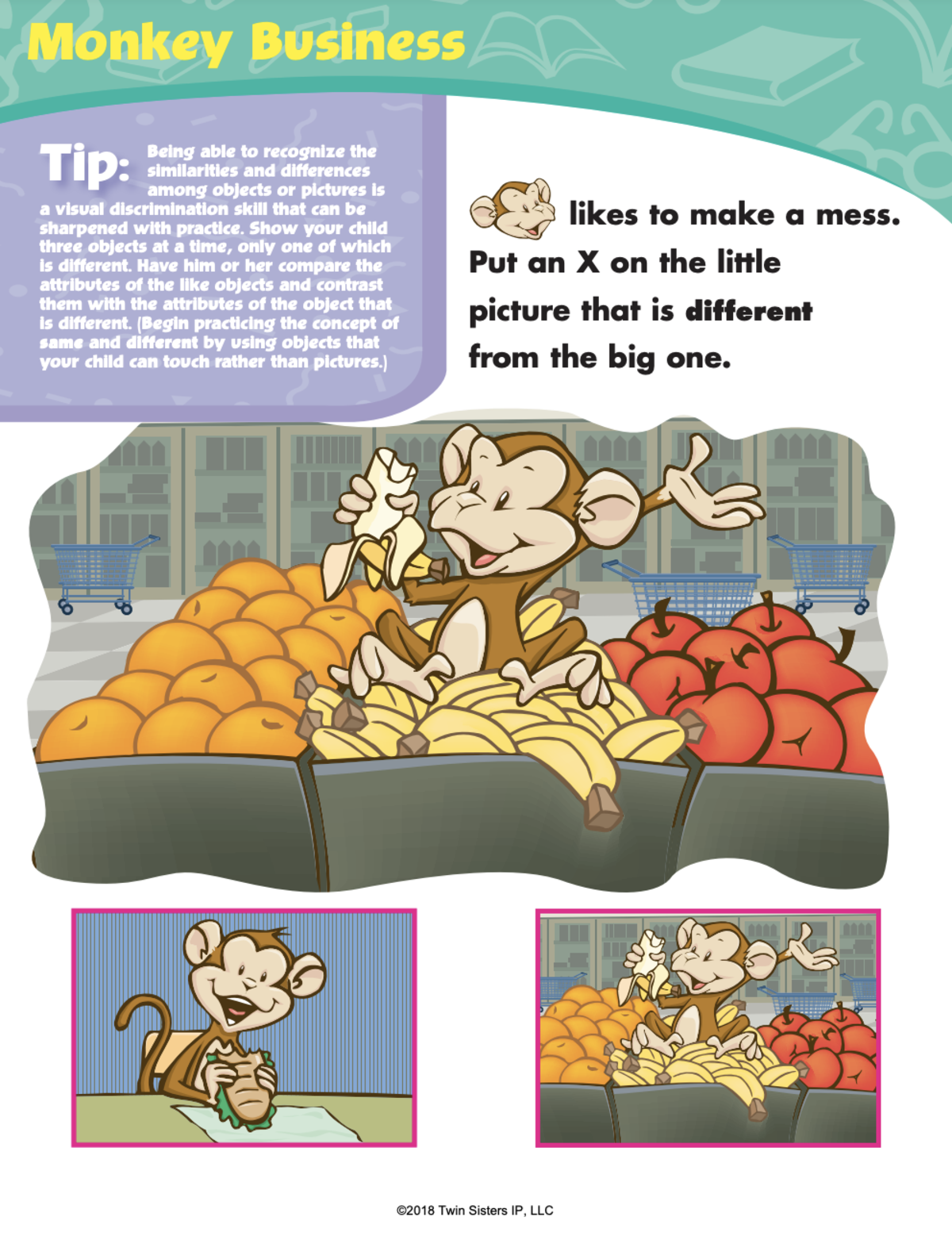An educational teaching resource from Twin Sisters Digital Media entitled Phonics for the Beginner Activity Book downloadable at Teach Simple.