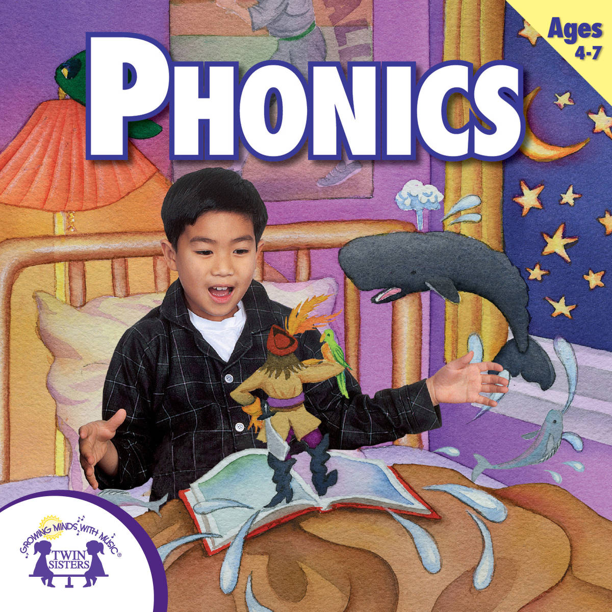 An educational teaching resource from Twin Sisters Digital Media entitled Phonics Songs downloadable at Teach Simple.