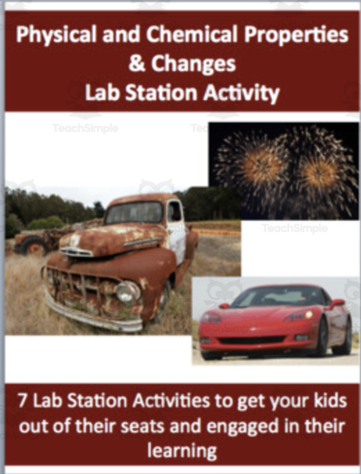An educational teaching resource from Teach With Fergy entitled Physical and Chemical Properties – Lab Station Activity downloadable at Teach Simple.