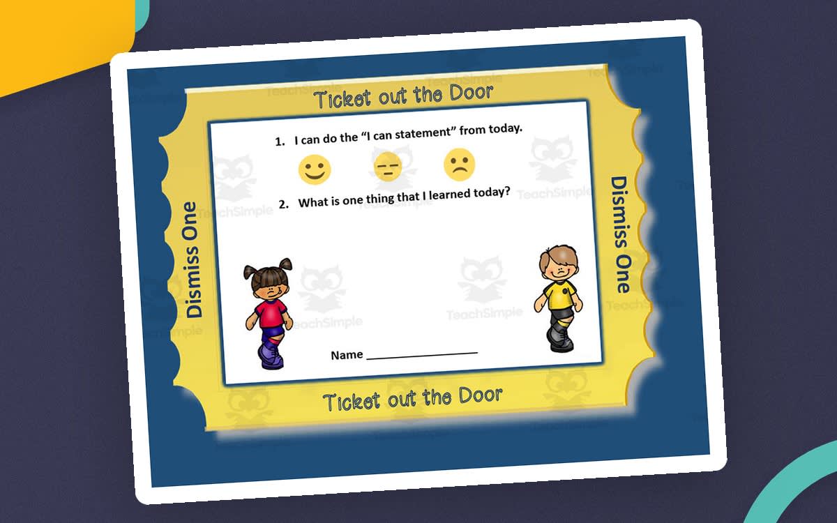 An educational teaching resource from Gems from the Gym entitled PE Ticket Out the Door – Sports Ball Exit Tickets downloadable at Teach Simple.