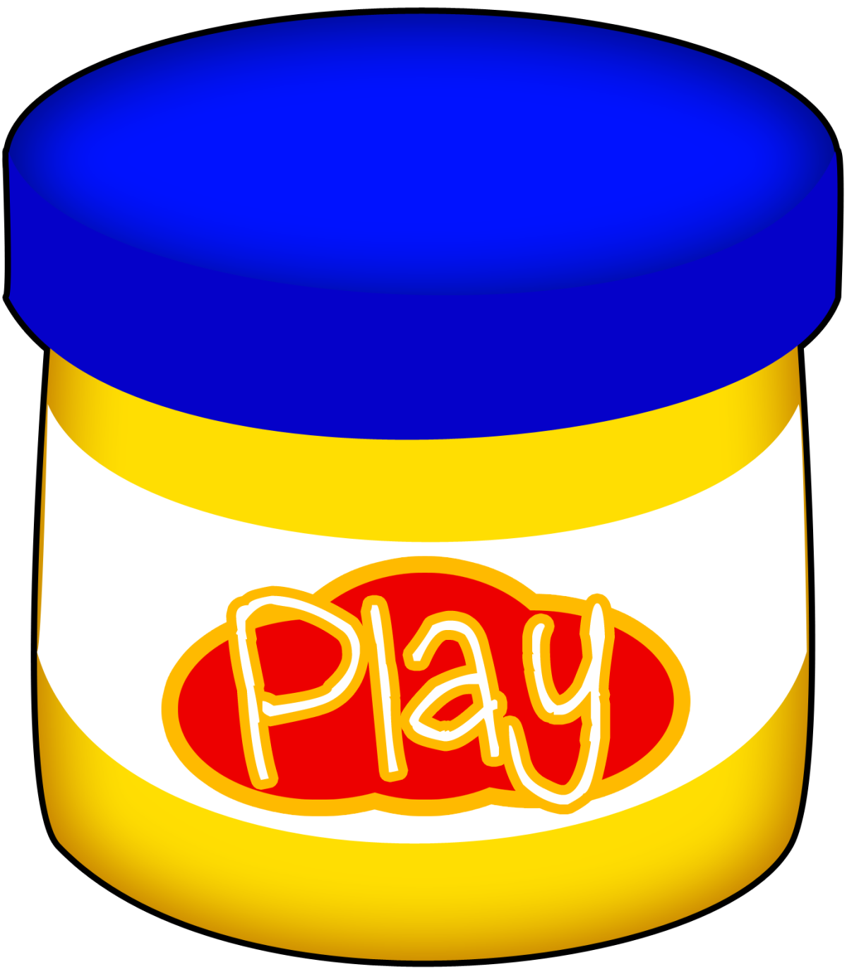 An educational teaching resource from Teacher's Clipart entitled Playdough Cups and Dough downloadable at Teach Simple.