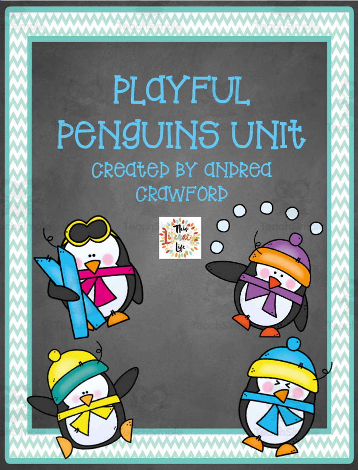 An educational teaching resource from Literacy Life entitled Playful Penguins Unit downloadable at Teach Simple.