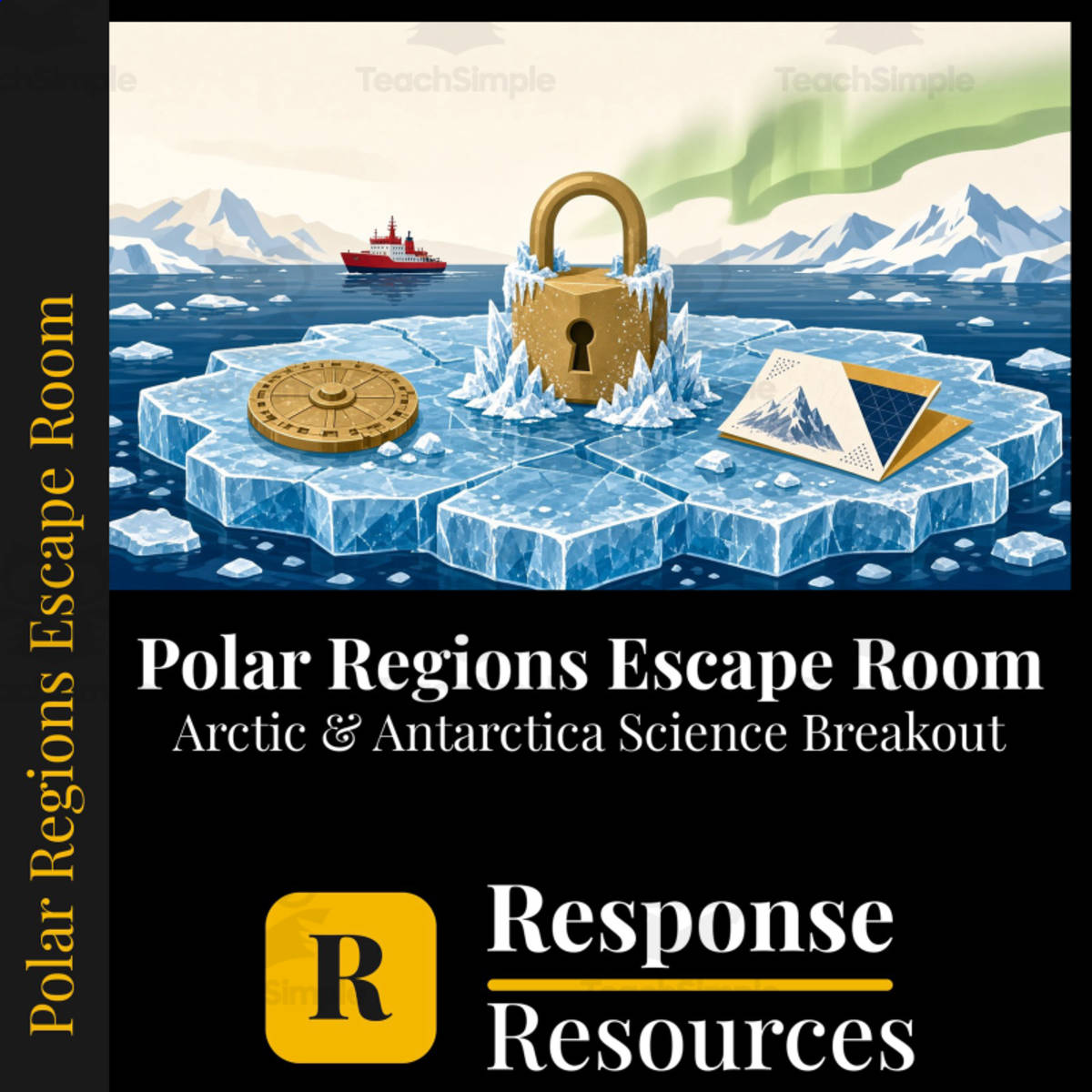 Polar Regions Digital Escape Room - Arctic & Antarctica Science preview