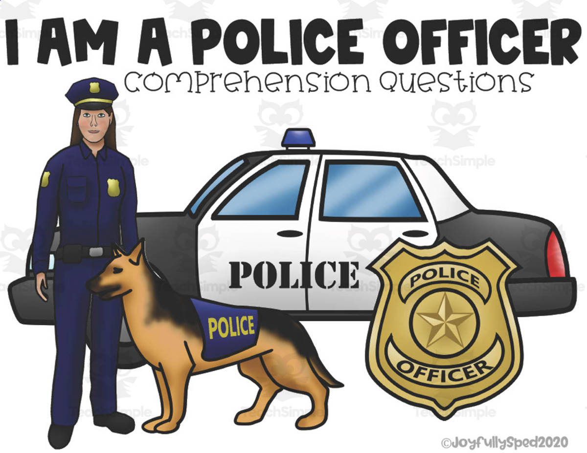 An educational teaching resource from Rebecca Hurd entitled Police Officer Community Helper Pack downloadable at Teach Simple.