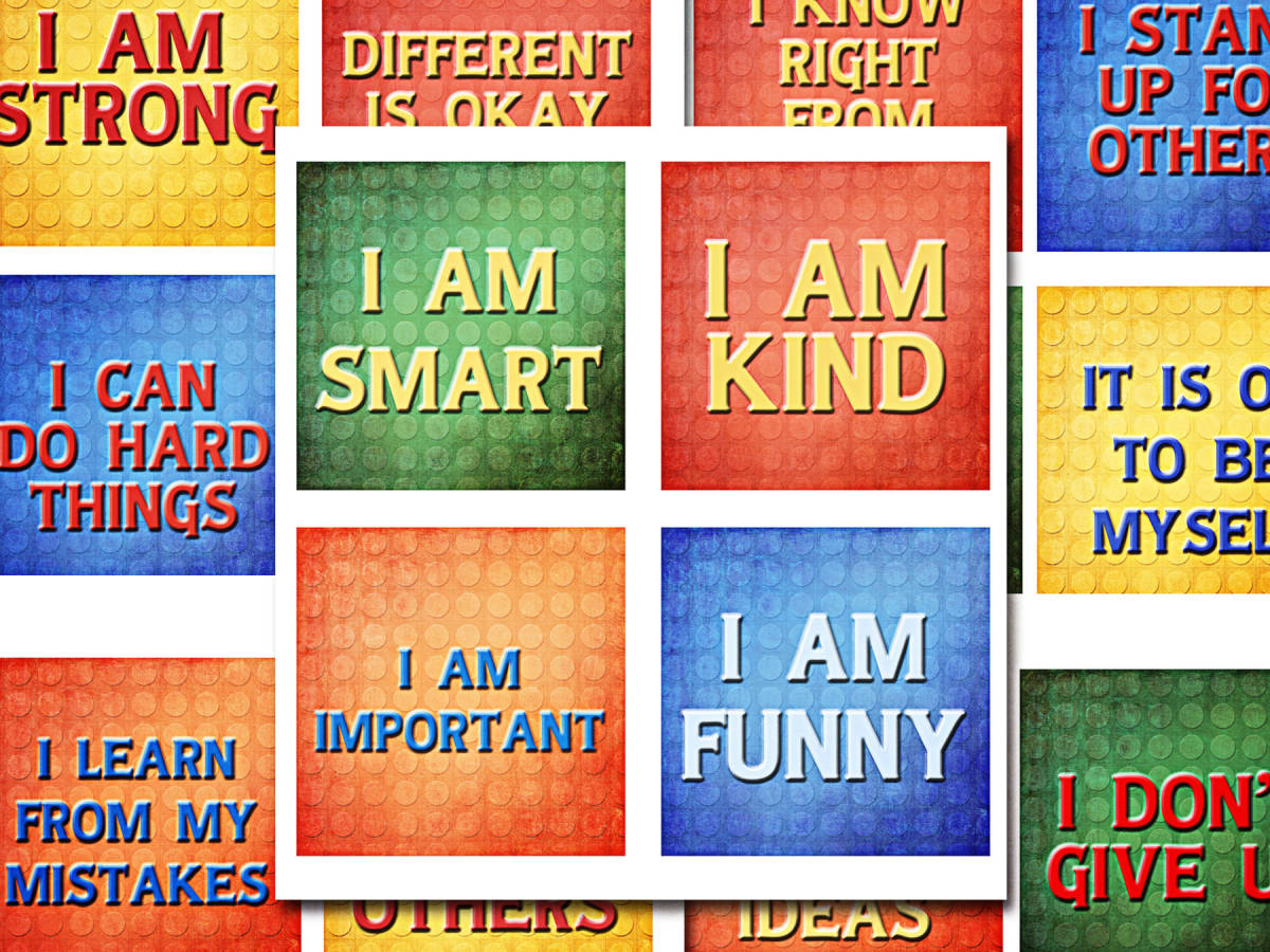 An educational teaching resource from Forever June Digital Design entitled Positive Affirmation Cards, I AM SEL Flashcards, Mindfulness Tools downloadable at Teach Simple.