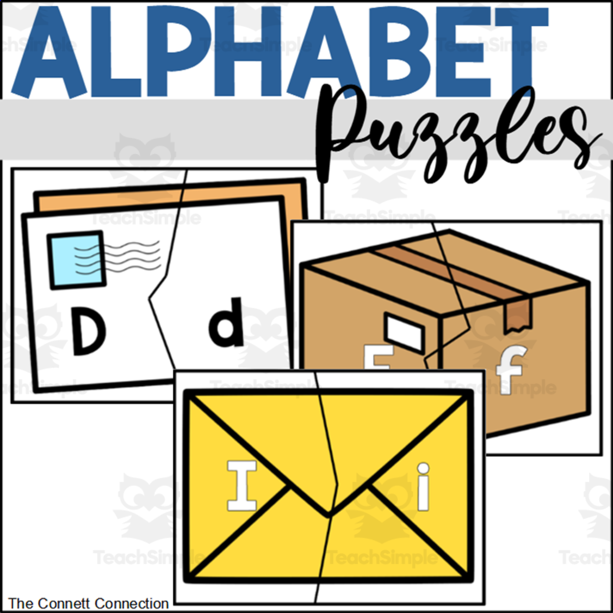 An educational teaching resource from The Connett Connection entitled Post Office Alphabet Puzzles downloadable at Teach Simple.