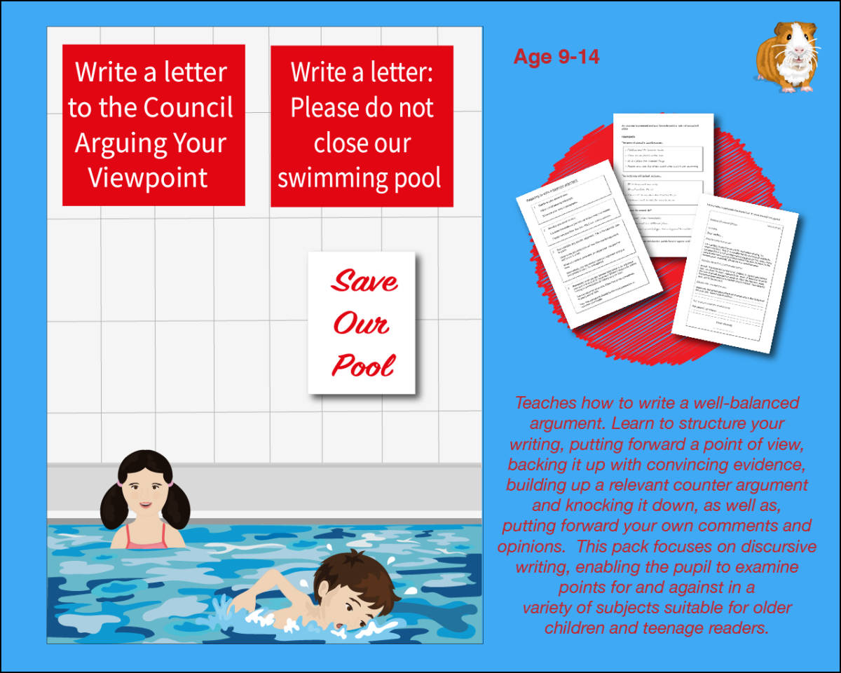 An educational teaching resource from Guinea Pig Education entitled Practise Writing A Balanced Argument In A Letter (9-14 years) downloadable at Teach Simple.