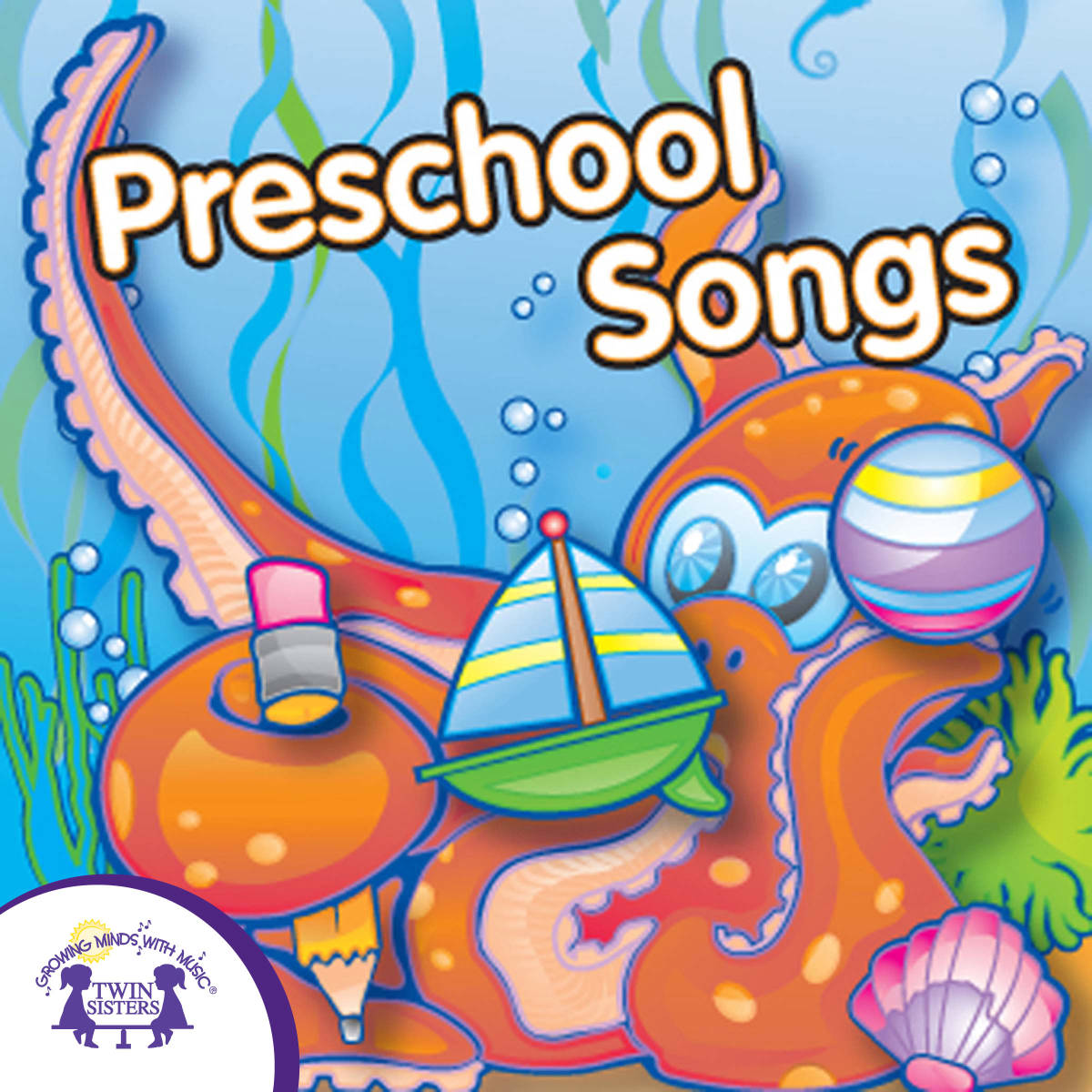 An educational teaching resource from Twin Sisters Digital Media entitled Preschool Songs downloadable at Teach Simple.
