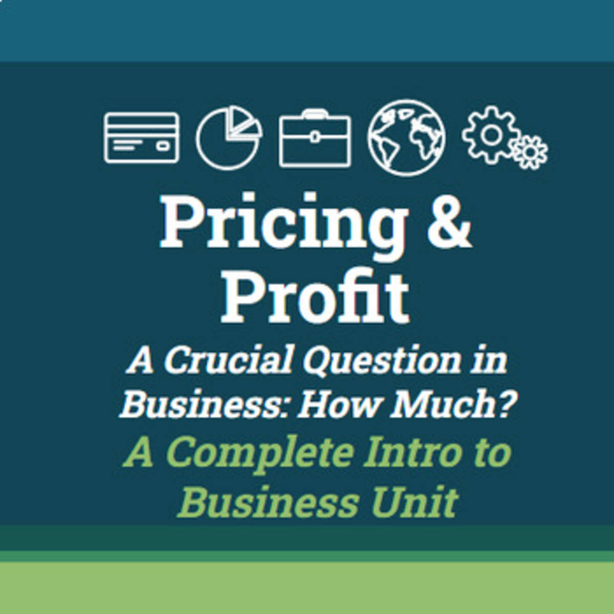 An educational teaching resource from Ed Dynamic entitled Pricing and Profit (Full Intro to Business Unit) downloadable at Teach Simple.