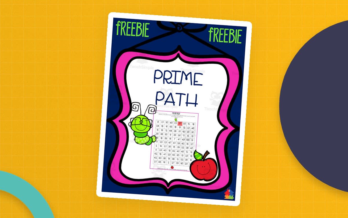 An educational teaching resource from Teachers R Us Homeschool entitled Prime Path Maths Activity downloadable at Teach Simple.