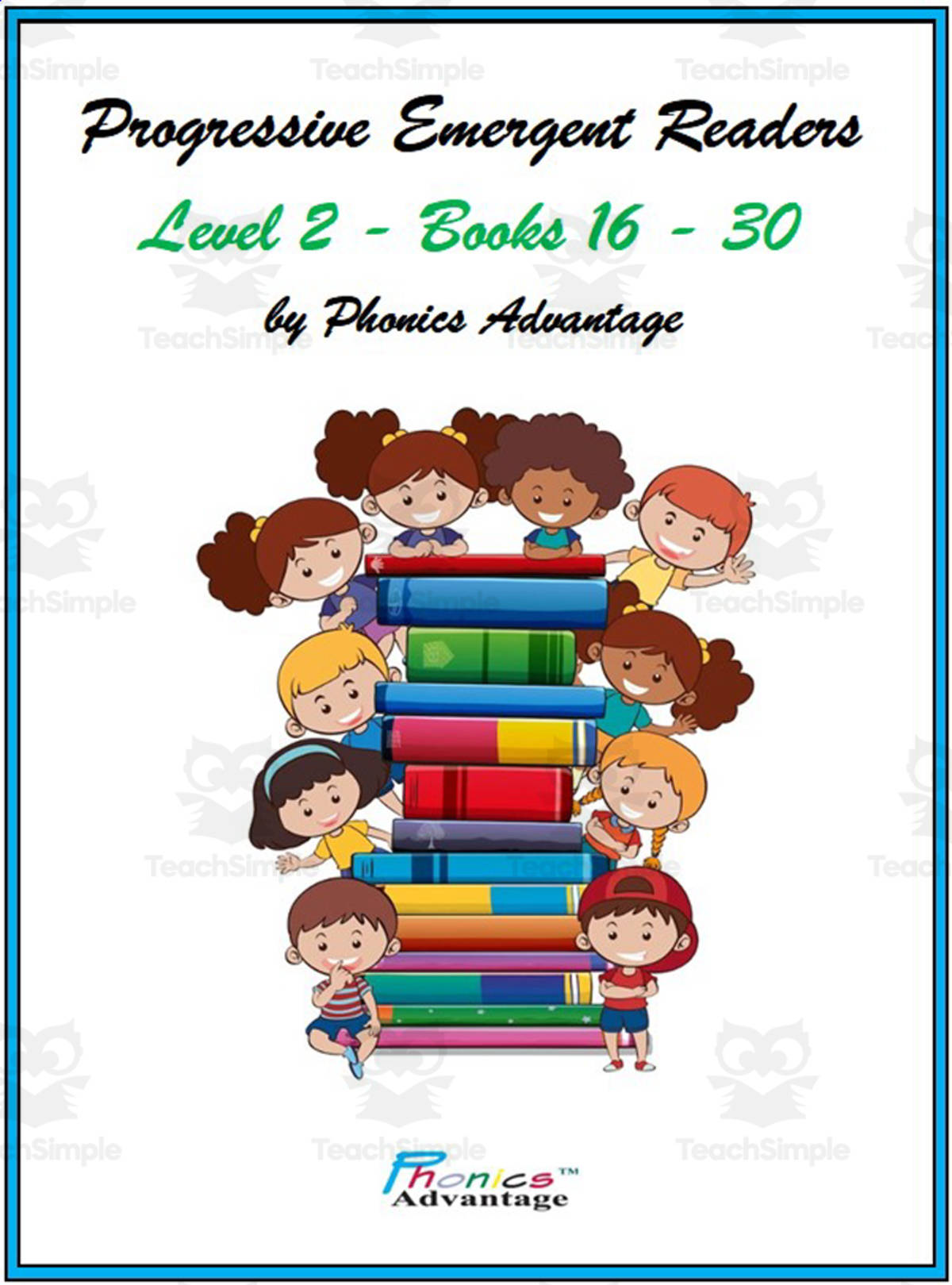 An educational teaching resource from Phonics Advantage entitled Progressive Emergent Readers, Level 2, Books 16 - 30, by Phonics Advantage downloadable at Teach Simple.