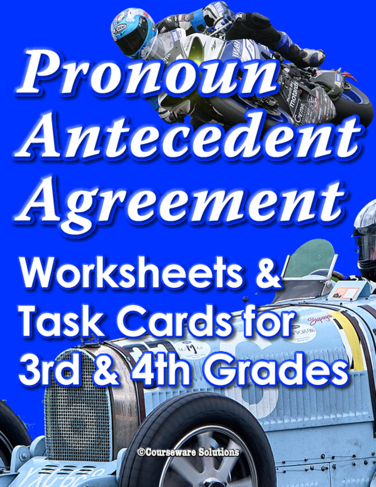 An educational teaching resource from WorksheetsPlus entitled Pronoun Antecedent Agreement – Grades 3-4 Pack downloadable at Teach Simple.