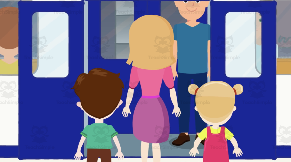 An educational teaching resource from Educational Voice entitled Public Transport | English Conversations Video Lesson downloadable at Teach Simple.