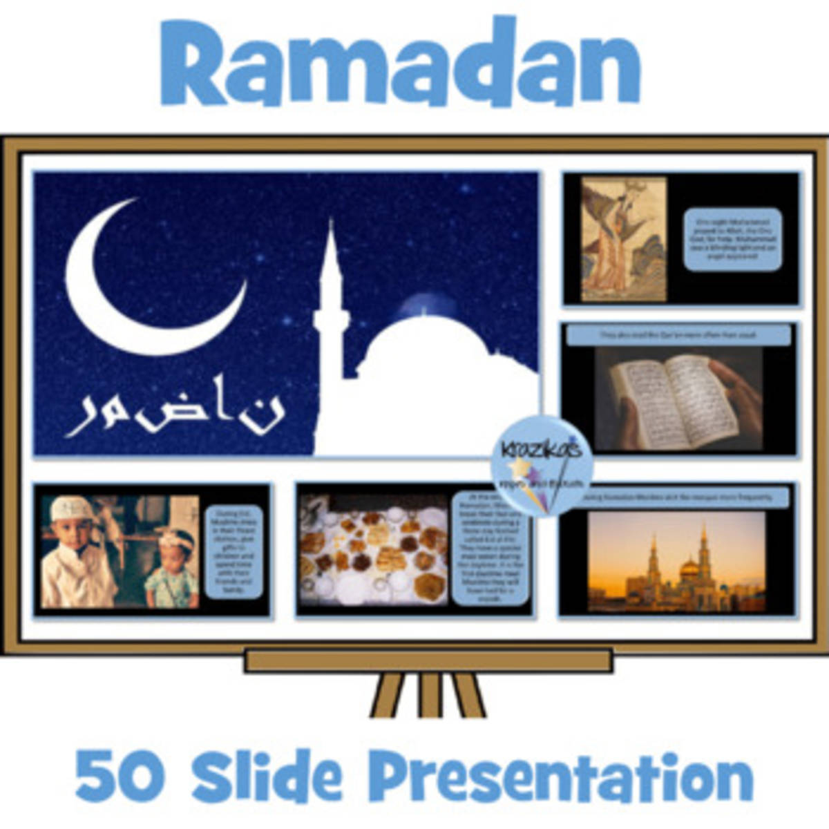 An educational teaching resource from Inspire and Educate By Krazikas entitled Ramadan and Eid ul-Fitr downloadable at Teach Simple.