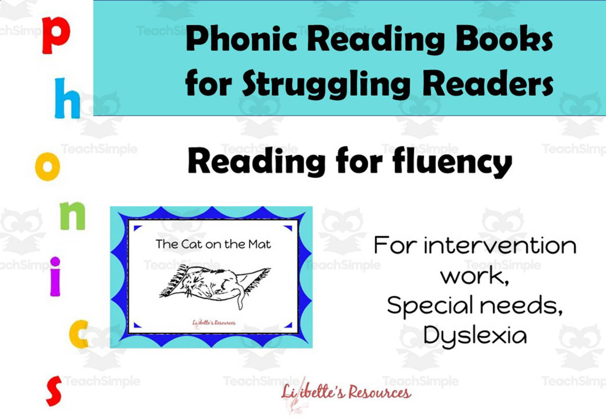 An educational teaching resource from Lilibette's Resources entitled Reading Intervention programme for Struggling Readers downloadable at Teach Simple.