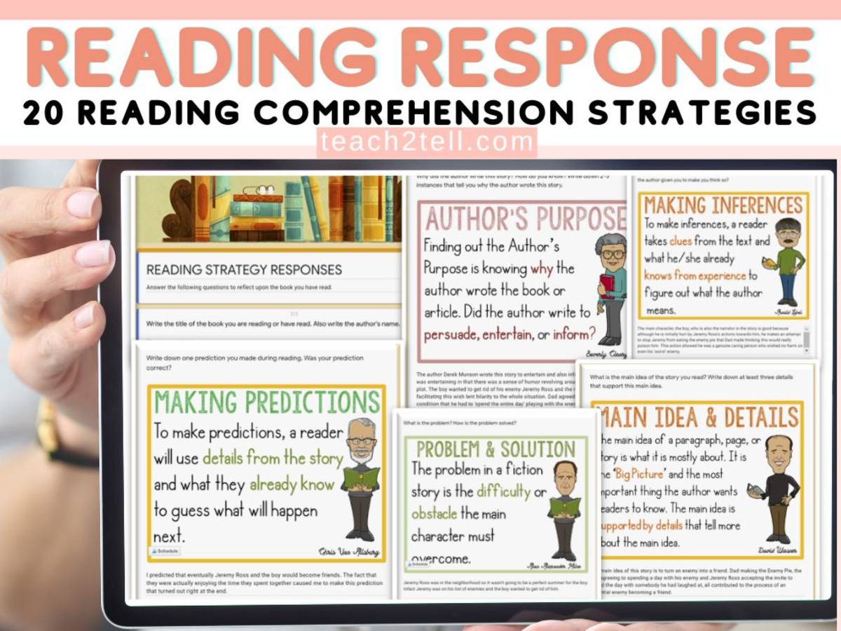 An educational teaching resource from Teach2Tell entitled Reading Response Activities for Fiction Books | Digital Google Forms downloadable at Teach Simple.