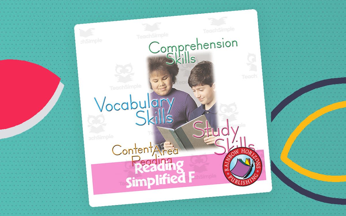 An educational teaching resource from Classroom Complete Press entitled Reading Simplified F - Guided Practice downloadable at Teach Simple.