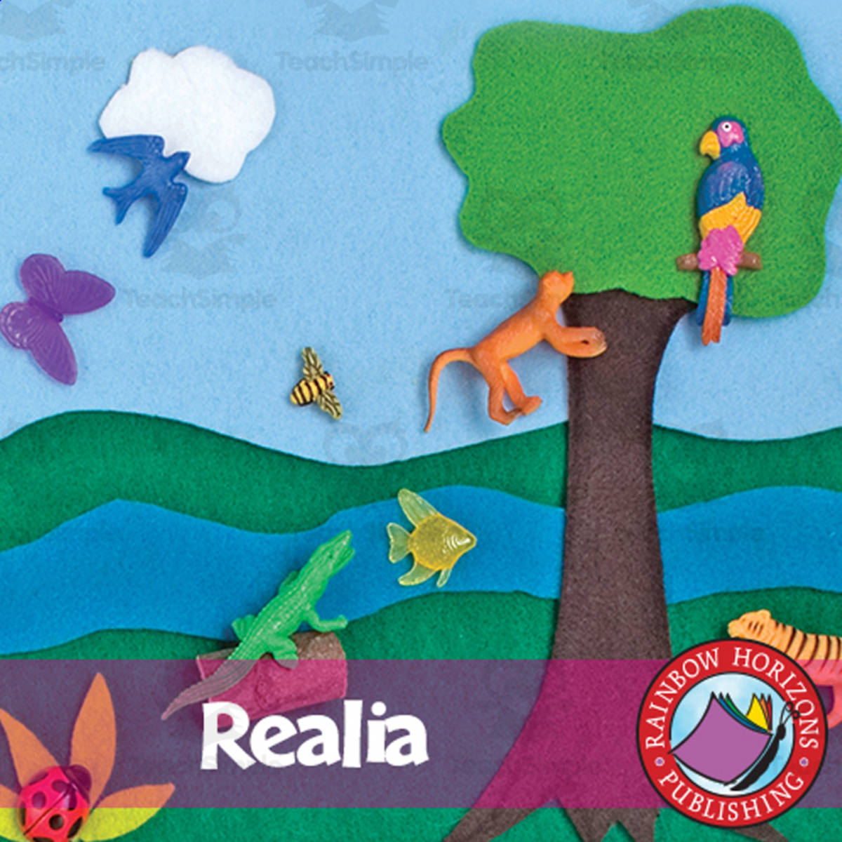 An educational teaching resource from Classroom Complete Press entitled Realia - Miniature Play for Vocabulary Development downloadable at Teach Simple.