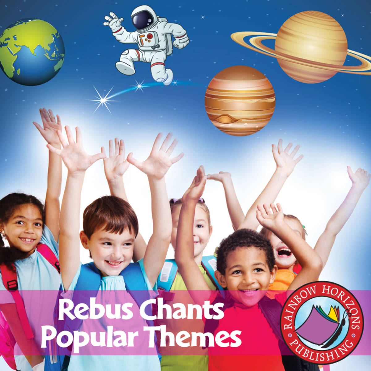An educational teaching resource from Classroom Complete Press entitled Rebus Chants Volume 2: Popular Themes Gr. K-1 downloadable at Teach Simple.