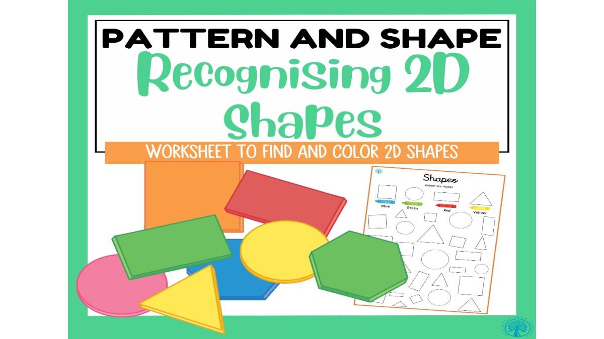 An educational teaching resource from SEN Resource Source entitled Recognising 2D Shapes downloadable at Teach Simple.