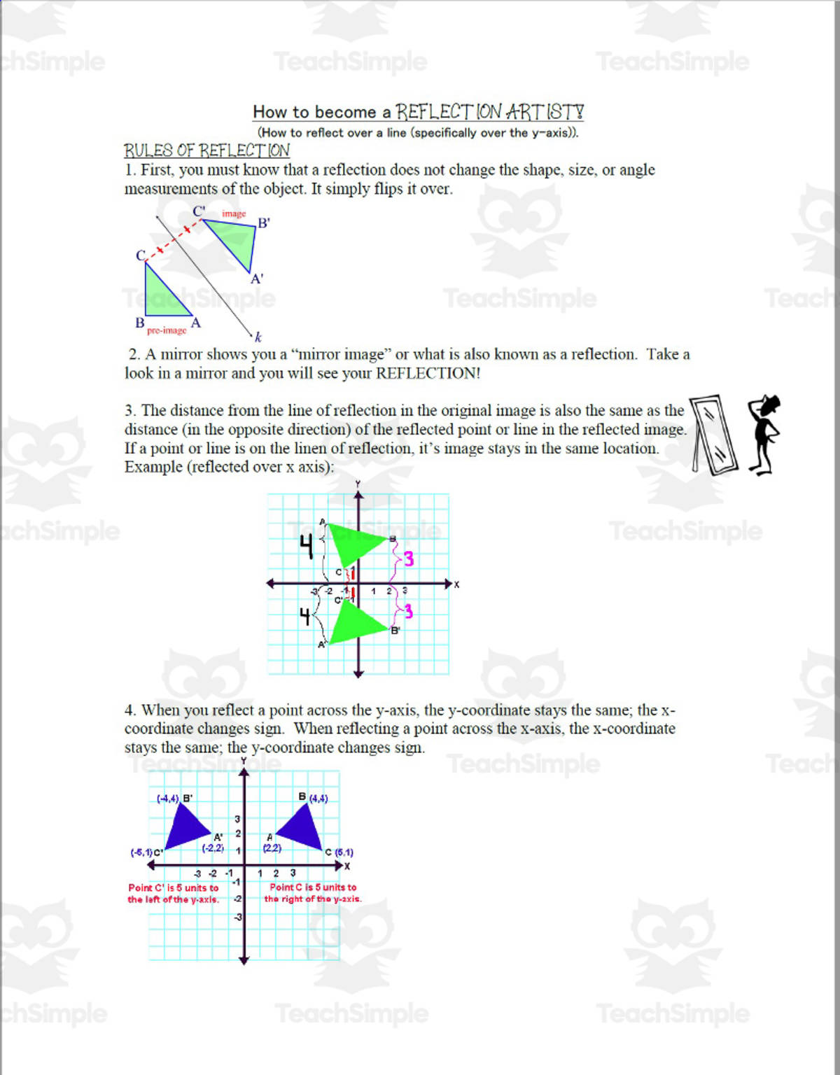 An educational teaching resource from Golden Ticket Teacher entitled Reflection Artist: Tree and Train downloadable at Teach Simple.