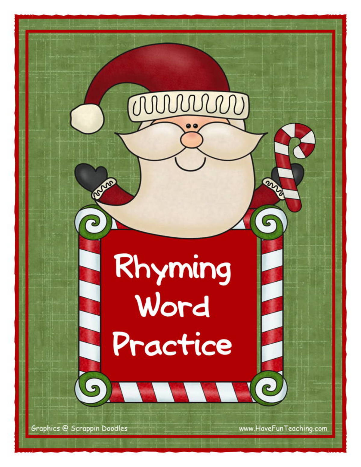 An educational teaching resource from Have Fun Teaching entitled Rhyming Words Christmas Activity downloadable at Teach Simple.